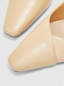CUCCOO BIZCHIC Tacones altos de punta elegantes y de moda para ir al trabajo - Albaricoque - Ver 8