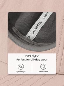 GLOWMODE Nylon Peak Performance Sweatband Cap With Reflective Handsewn Logo Daily Casual - Lotus root peach - View 4