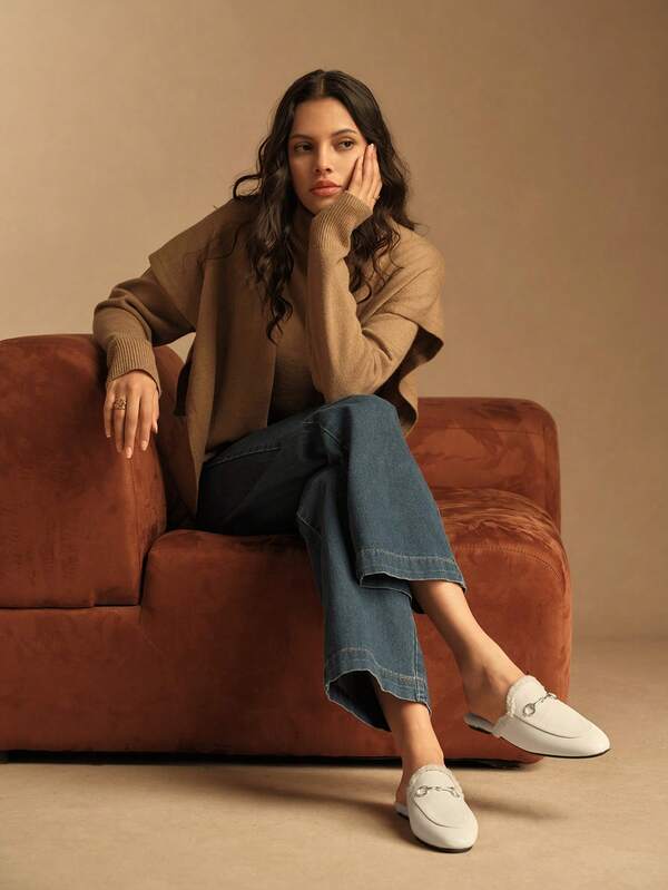 Rosivie Bailarinas casuales y versátiles con forro térmico para mujer