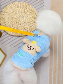 PETSIN Gilet e felpa con cappuccio in velluto morbido e caldo per animali domestici, adatto per cani, gatti e piccoli animali, da indossare sia in casa che all'aperto, con fibbia di trazione, per l'autunno/inverno - Multicolore - Visualizzare 8