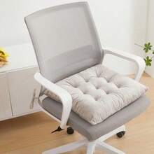 1个柔软透气的现代方形椅垫 - 四季通用多功能坐垫 - 可机洗，经久耐用，舒适贴合，适用于家庭、办公室、餐厅家具 - 现代风格，易于清洁的表面，完美贴合椅子和长凳 - 厨房和餐厅的理想之选 - 餐椅坐垫，适合长时间坐姿，坐垫，座椅垫 - 彩色 - 查看 16