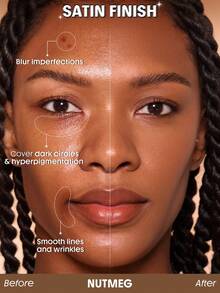 SHEGLAM Skin Sync Satin Foundation-Nutmeg - Nutmeg - View 2