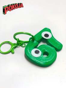 POKOJA LAND - SELECTS 67 Partner Keychain With Vivid Eyes | Durable Plastic, Multi-Color Options, Fun Design, Fine Carving, Snap Hook Closure, Suitable For Bags, Backpacks, Or Display Birthday Gifts Spring To Summer - Multicolor - View 5