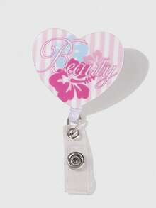 ROMWE Kawaii 1662275 动画徽章夹 亚克力徽章扣，爱心伸缩式 ID 扣 1 - 彩色 - 查看 9