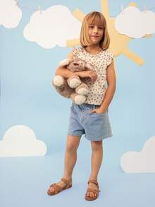 Mini mi #ComfortLite 儿童三扣交叉绑带后系带软鞋垫高级仿皮棕褐色凉鞋 – 安全、舒适、超轻 - 紫紅色 - 查看 4