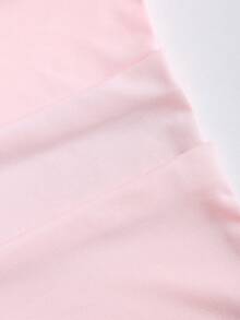 Sweetra 新款复古性感修身舒适休闲粉色连衣裙，适合女士，春夏款 - 粉色 - 查看 4