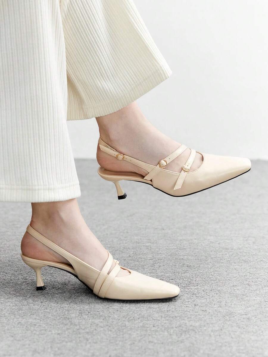 CUCCOO BIZCHIC Women Heeled Sandals - Apricot - View 1