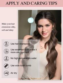 7PCS With 20 Clips Straight Clip In Hair Extensions 100% Real Human Hair Color 2# Dark Brown 14-22 Inch 115G Double Weft Invisible Clip Hair Extensions Remy Natural Human Hair For Women Girls Daily Use Winter Christmas Halloween Costumes Autumn Outfits Women Fall Outfits - S2 - View 16