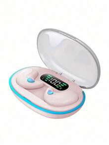 Teckwe 1 Wireless Sleep Earphone In Ear With Ultra Long Battery Life, Digital Display Supporting Music, Dual Sided Stereo, Fingerprint Control, Voice Suitable For Both Boys And Girls, Cool Breathing Light With Three Color Options 150mAh - Multicolor - View 8