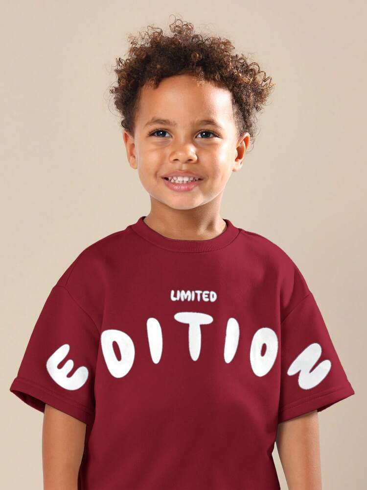 Limited Edition Graphic Tee With Bold Text