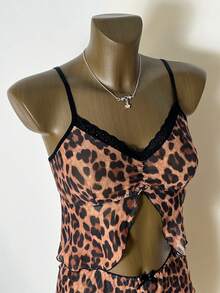 2pcs Women Lace Patchwork Lingerie Set - Multicolor - View 8