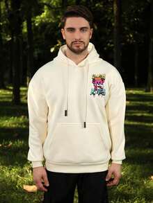 LOGEQI Men Hoodies - Beige - View 6