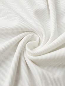 SHEIN Franclia 女士时尚珍珠领连体衣，休闲度假连体衣，春夏款 - 白色 - 查看 4