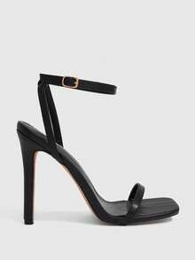 CUCCOO SZL Sandale elegante cu toc minimalist pentru femei, pentru naveta