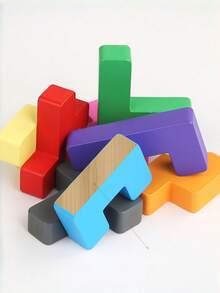 MINKOJA 3D Shadow Matching Puzzle Spatial Building Blocks Creative Construction Toy For Kids Logical Thinking Development Holiday Season Birthday Gift Ideas Educational Toys Must Haves - Multicolor - View 4