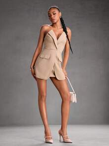 CUCCOO SZL 女士尖头搭扣设计优雅高跟鞋，适合日常通勤 - 粉色 - 查看 5