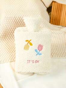 POKOJA LAND POKOJA LAND Detachable Plush Hot Water Bag Multiuse Warm Bottle For Home Office Bedroom Cold Weather Use