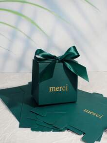 10pcs Party Favor Gift Box Wedding Candy Box Baby Shower Paper Gift Bag Birthday Christmas Favor Present Boxes Packing - Merci Box - View 7