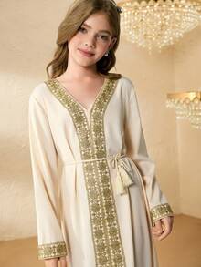 Girls' Long Formal Dress, Elegant Ball Gown