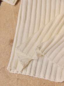 MOTF PREMIUM Áo len nữ tay phồng, thêu hoa, ôm dáng, thích hợp cho mùa xuân/hè. - Màu be - Xem 8