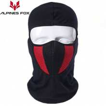ALPINES FOX 拉法帽摩托车面罩防尘摩托车面罩透气头套防风围巾，适用于赛车、登山、徒步、钓鱼 - 彩色 - 查看 5