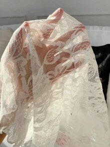 Comfortcana 2件装女士性感休闲蕾丝不对称下摆紧身抹胸上衣 - 彩色 - 查看 5