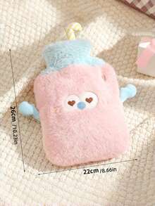 POKOJA LAND POKOJA LAND Detachable Plush Hot Water Bag Multiuse Warm Bottle For Home Office Bedroom Cold Weather Use