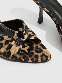 CUCCOO SZL 女士时尚性感豹纹高跟凉鞋 - 銅色 - 查看 6