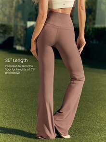 GLOWMODE 運動打底褲 - Warm Clay - 查看 2