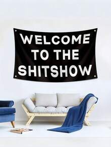 1/2PCS Funny Banner Easy To Hang Wall Decoration Humorous Designs For University Campus Party Supplies Indoor Outdoor Events Dorm Room Gift Celebration Decor Festival Birthday Graduation - Multicolor - View 2