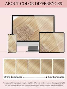 7PCS With 20 Clips Straight Clip In Hair Extensions 100% Real Human Hair Color F27/613# Golden Blonde Highlighted Light Blonde 14-22 Inch 115G Double Weft Invisible Clip Hair Extensions Remy Natural Human Hair For Women Girls Daily Use - SP27/613 - View 13