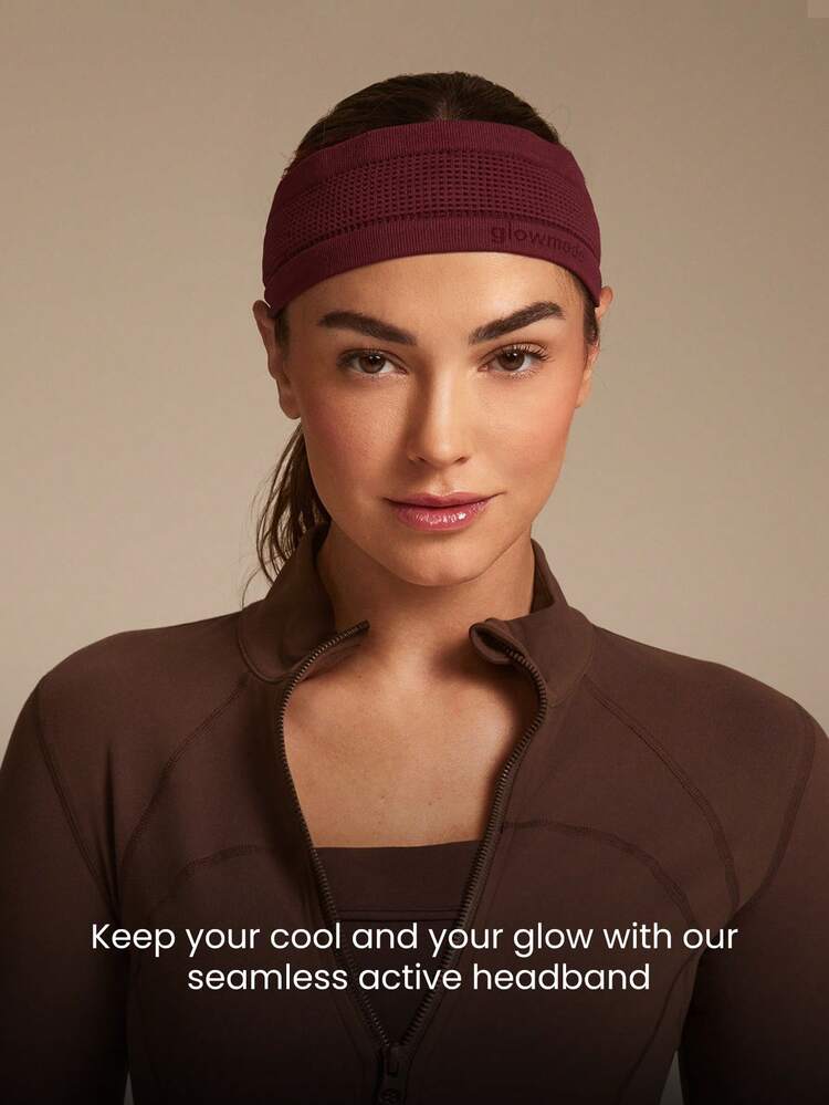 クールキープ シームレス 吸汗 アクティブヘッドバンド ジム スタジオ アウトドア デイリーアクティブウェア