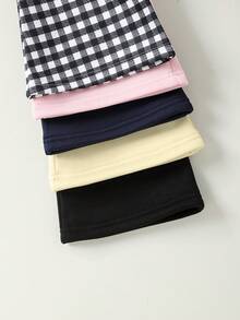 SHEIN Young Girl Casual Flared Thermal Lined Pants, Autumn/Winter