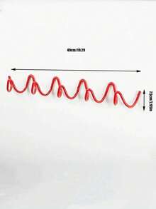 Joivida 1pc Creative Wave Design Metal Wall Hooks - Elegant Nordic-Style Coat And Hat Holders With Smooth Curved Shapes, Suitable For Home Organization, Hotel Decoration, And Fashion Store Displays. With A Simple Aesthetic Style, They Are Ideal As Valentine's Day Gifts, Valentine's Day Presents, Applicable For Renting, Installing On Walls At Home, In Wardrobes, On Doors For Storing Clothes, Scarves, Bags. - Multicolor - View 17