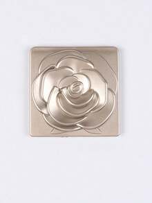 1pc Rose Design Compact Mirror, Elegant Square Travel Makeup Mirror For Women And Girls, Portable Folding Handheld Cosmetic Mirror Gift, For Pocket, Purse Or Handbag Home Decor Back To School Room Decor School Supplies - Multicolor - View 10