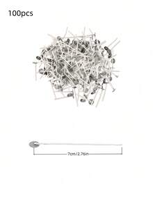 100PCS Various Sizes Pre Waxed Free Long Burning Candle Wicks For DIY Candle Making Party Supplies Wedding Decorations Festival Celebrations Home Craft Scented Candle Supplies - White - View 13