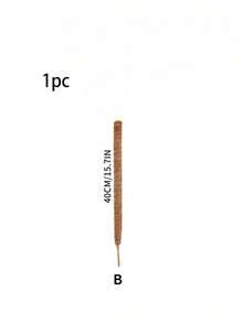 1pc/2pcs DIY Bendable Plant Support Poles, Flexible Moss Poles, Free-Form Climbing Vine Poles, Used To Support Plants, Monster Plants, Climbing Plants, Indoor Plants, Flowers, And Potted Plants With Stakes And Brackets, Spring Decoration - Brown - View 17