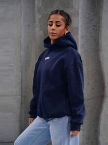 SAYEHFBABY sweat-shirt à capuche oversize avec logo. Décontracté pour l'aéroport, la remise des diplômes, la rentrée scolaire, la rentrée scolaire, pour les enseignantes, l'automne et l'hiver