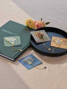 Cirelle Vintage Bookmark Floral Language Minimalist Aesthetic Literary Style Page Clip Gift For Students Teachers Readers - Multicolor - View 8