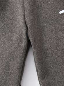 两件装女童爱心印花打底裤，带保暖内衬，适合日常休闲穿着，秋冬季 - 彩色 - 查看 3