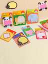 100-Piece Cute Sticky Note Set, Cartoon Animal Sticky Notes, Refrigerator Sticky Notes, School Party Bag Fillers, Office Memo Notes, Classroom Gifts For Students (Eight Styles, Random Delivery)
