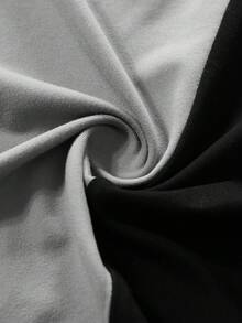 Áo thun ngắn tay cổ tròn phối màu thời trang, mùa hè, PAVTROS, Y2K, Mardi Gras, thời trang đường phố, cổ điển, kỳ nghỉ, "Tôi yêu bạn trai tôi", Ngày Valentine, Áo thun phối màu nhiều màu sắc - Nhiều màu - Xem 4