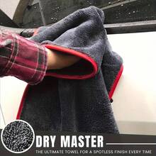 Super Absorbent Microfiber Car Drying Towel, Achieving Ultimate Car Protection, Essential For Vehicle Hygiene, Compact Design, High Water Absorption, Fast Drying Without Marks, Suitable For Cars, Trucks - Red Black - View 4