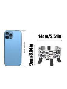 1个加高宠物碗，不锈钢材质，适用于狗/猫的食盆和水盆，颈部友好设计 - 300ml - 查看 2