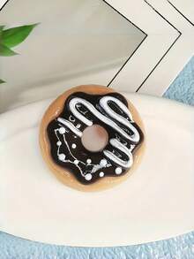 5个10片装迷你甜甜圈造型冰箱贴，色彩缤纷，可爱磁性装饰，适用于厨房、白板、办公室橱柜、洗碗机等家居收纳，趣味桌面配件，礼品之选。 - 彩色 - 查看 7