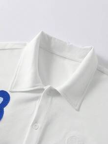 STYNVO 男士休闲花卉刺绣衬衫，夏季