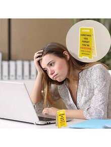 2/1pc Humor Office Decorations "Sometimes You Forget You Are Amazing, This Is A Reminder For You" Acrylic Table Sign - Funny Office Decoration Accessories - Perfect Gift For Friends/Coworkers/Family/Classmates - Style 2 - View 8