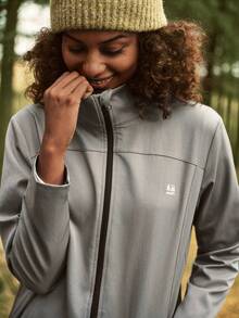 In My Nature 女士休闲多功能户外拉链外套 - 灰色 - 查看 2