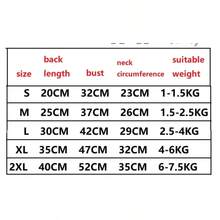PETSIN 兔子背包、棉质裙子、狗狗衣服、猫咪泰迪熊、宠物毛绒玩具、小型犬、博美犬、秋冬季 - 彩色 - 查看 6