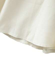 GlowEve CURVE 大码女式蕾丝 A 字裙，优雅通勤简约时尚EleganttSkirtt